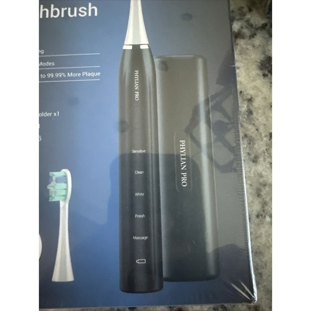 Phylian Pro U17 series Sonic Electric Toothbrush Rechargeable 5 brushing modes.